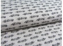 Jersey Autos Rennauto grau meliert